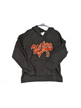 Vintage Boston Red Sox Hoodie - Classic Graphic Pullover 5th & Ocean 2008